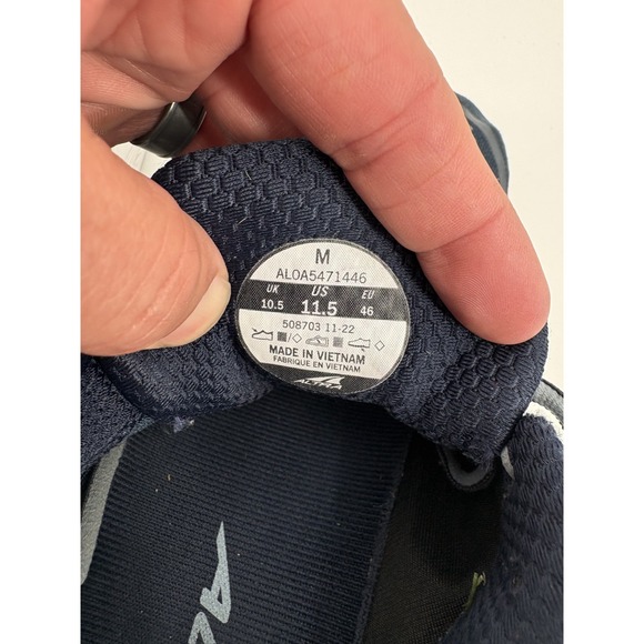 Altra Paradigm 6 Men\'s Size 11.5 Navy Blue White Athletic Running Shoes Sneakers main image 5